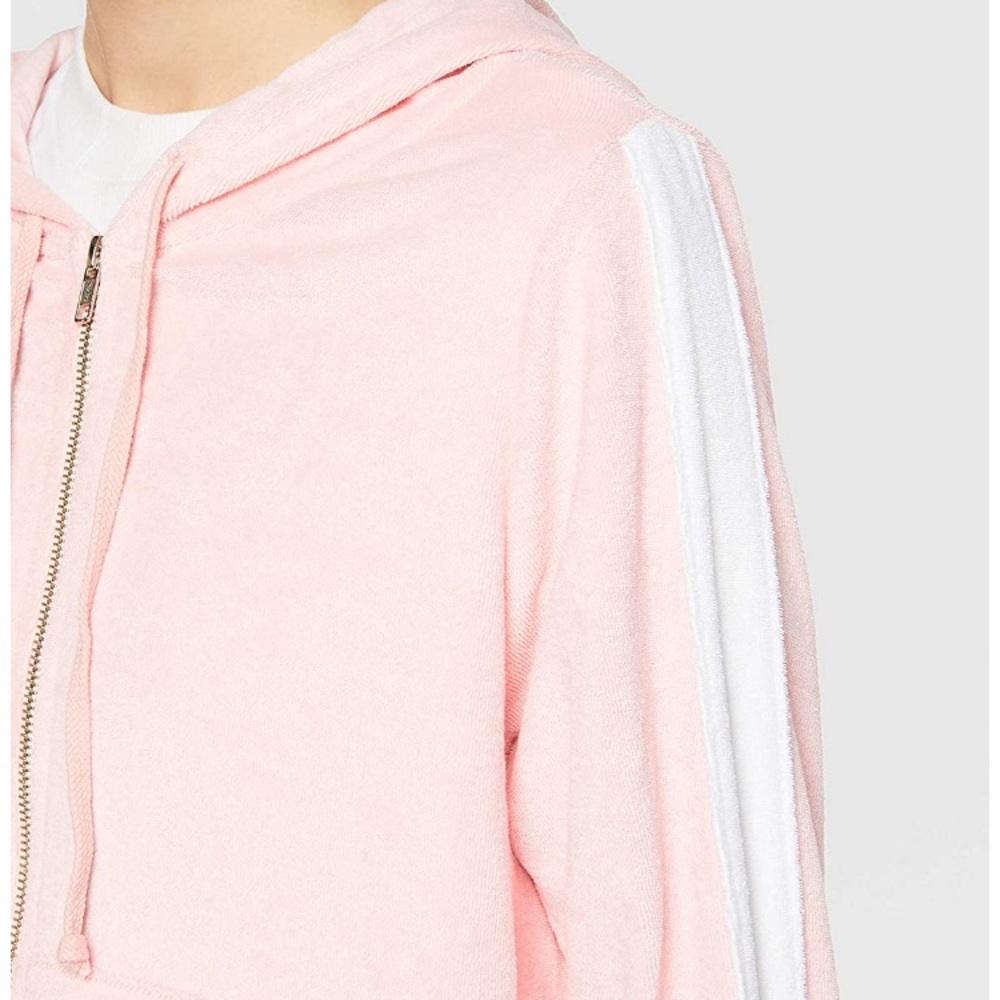 Wildfox Pink Sport Carta Zip Hoodie